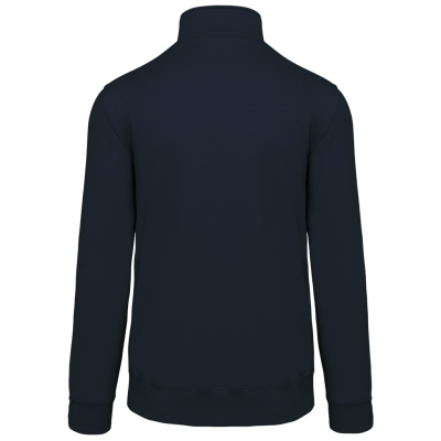Zipped neck sweatshirt